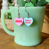 Pastel Conversation Heart Earrings