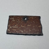 Mini Rusty Metal North Dakota Charm
