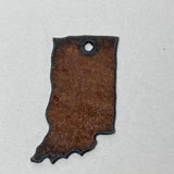 Mini Rusty Metal Indiana Charm