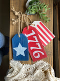 1776 Patriotic Door Hanger Tags