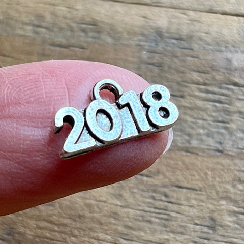 2018 Charm, Antiqued Silver (1)