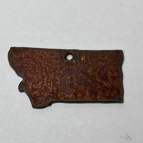 Mini Rusty Metal Montana Charm