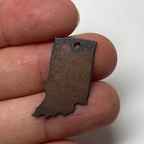 Mini Rusty Metal Indiana Charm