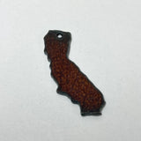 Mini Rusty Metal California Charm