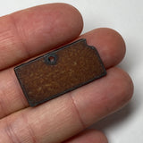 Mini Rusty Metal Kansas Charm
