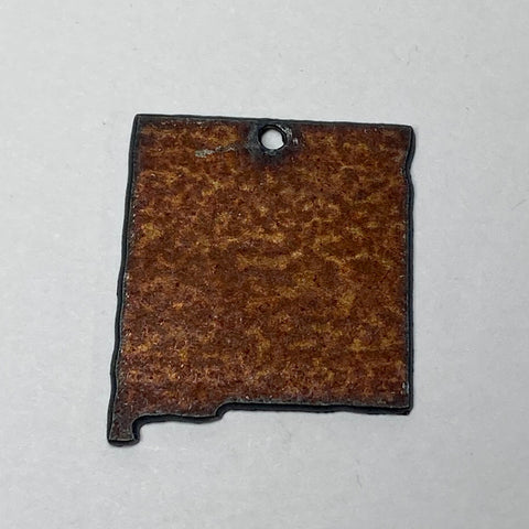 Mini Rusty Metal New Mexico Charm