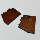 Mini Rusty Metal Arizona Charm