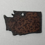 Mini Rusty Metal Washington Charm
