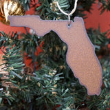 Florida Ornament with Jute Hanger, 4"