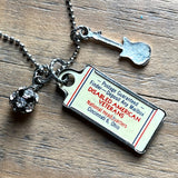Tennessee Necklace with Mini License Plate Tag, 1949, #256798