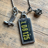 Texas Necklace with Mini License Plate Tag, 1956, #LD8125