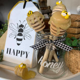 Bee Happy Tag Shelf Sitter
