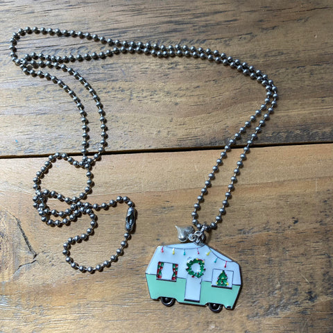 Christmas Camper Necklace
