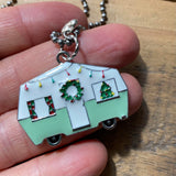 Christmas Camper Necklace