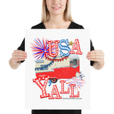 USA Y'all Poster (4 Sizes)