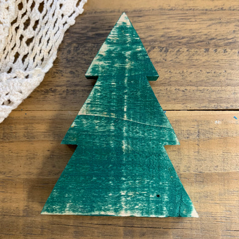 Mini Wood Christmas Tree for Holiday Tiered Tray Decor