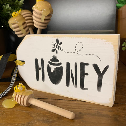 Honey Tag Shelf Sitter
