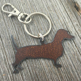 Dachshund Keychain, Key Ring