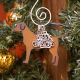 Labrador Retriever Christmas Ornament, Pointer Ornament
