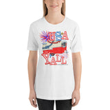 USA Y'all Patriotic T-Shirt in Blue