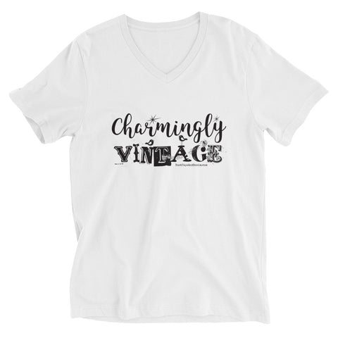Charmingly Vintage V-Neck T-Shirt