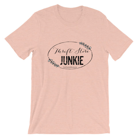 Thrift Store Junkie Short-Sleeve Unisex T-Shirt - Spring Colors