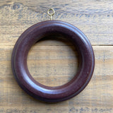 Large Curtain Ring, 4", Dark Brown
