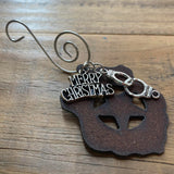 Police Officer Christmas Ornament, with Charms