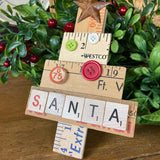Yardstick Christmas Tree Ornament, Assorted Words