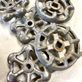 Vintage Unpainted Metal Faucet Handle (1)