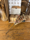 Primitive Spring Floral Pick with Rusty Stars