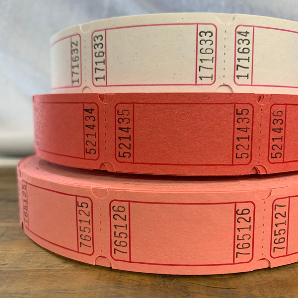 Blank Tickets for Paper Crafting (100) – Duct Tape and Denim