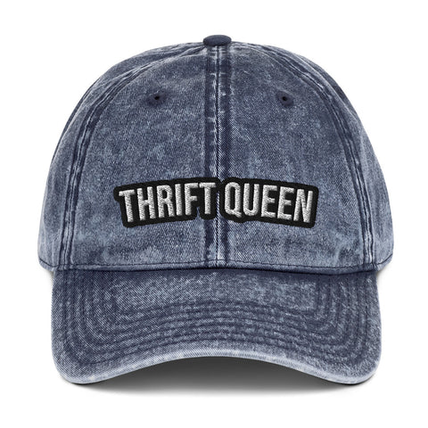 Thrift Queen Vintage Cotton Twill Cap