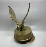 Vintage Brass Eagle Rotating Music Box
