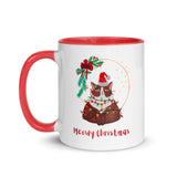 Meowy Christmas Mug - Double Facing