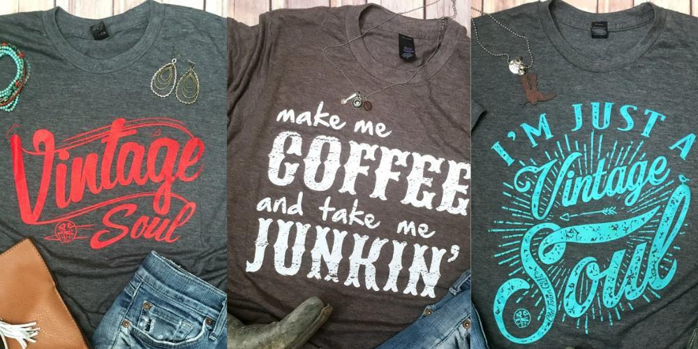 Junkin T-shirts, Vintage Soul Shirts